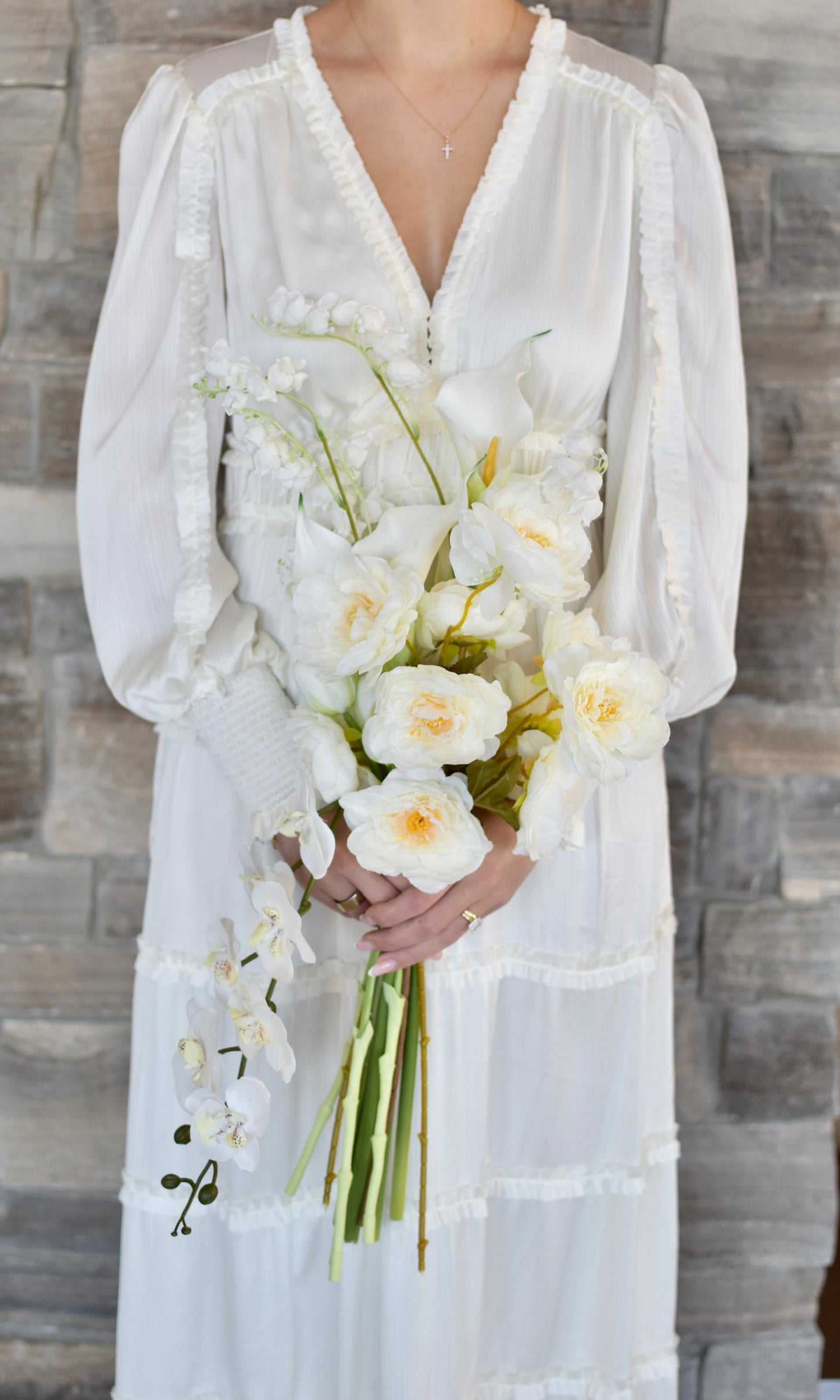 White Bridal Bouquet