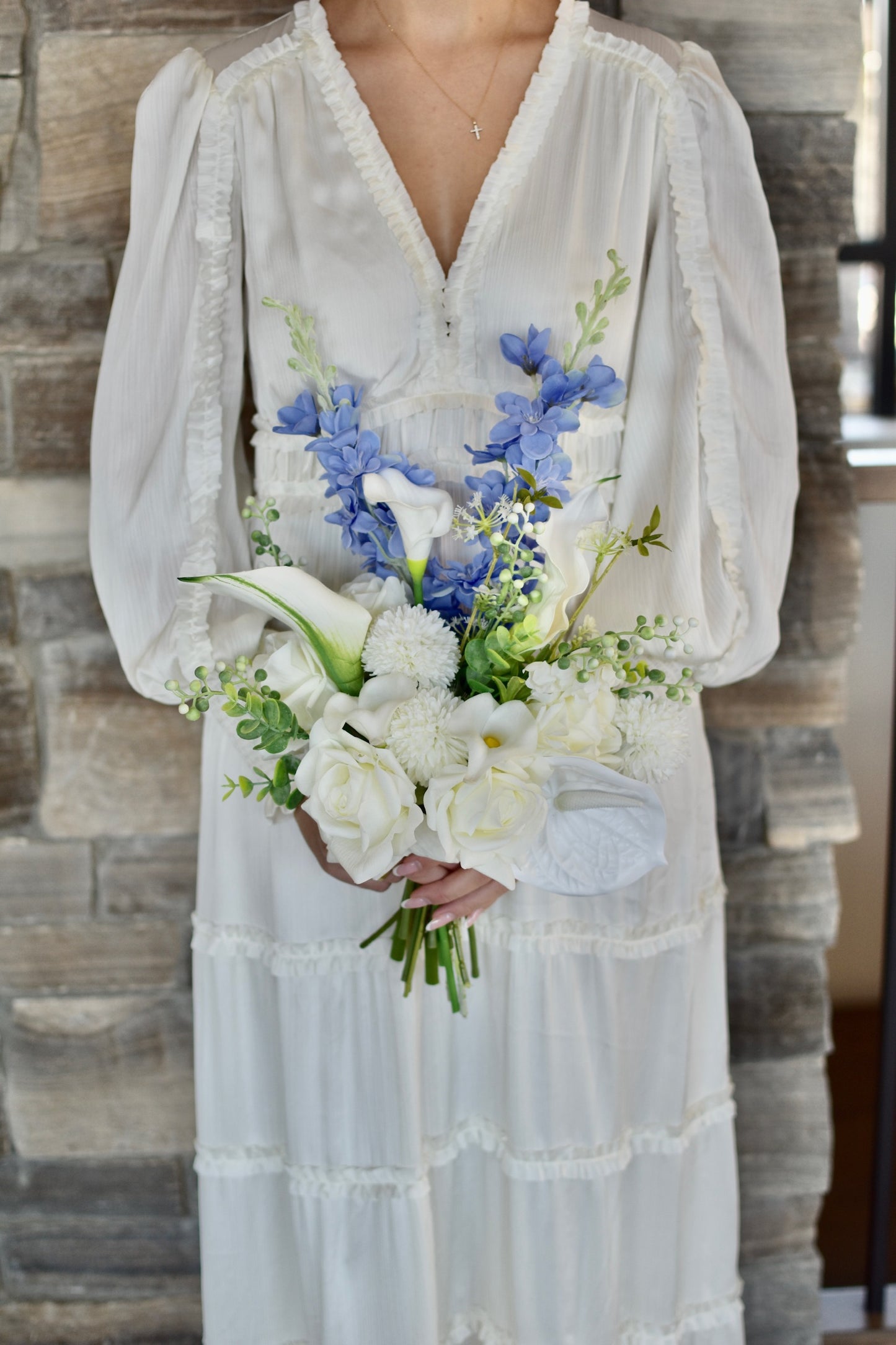 Indigo Bridal Bouquet