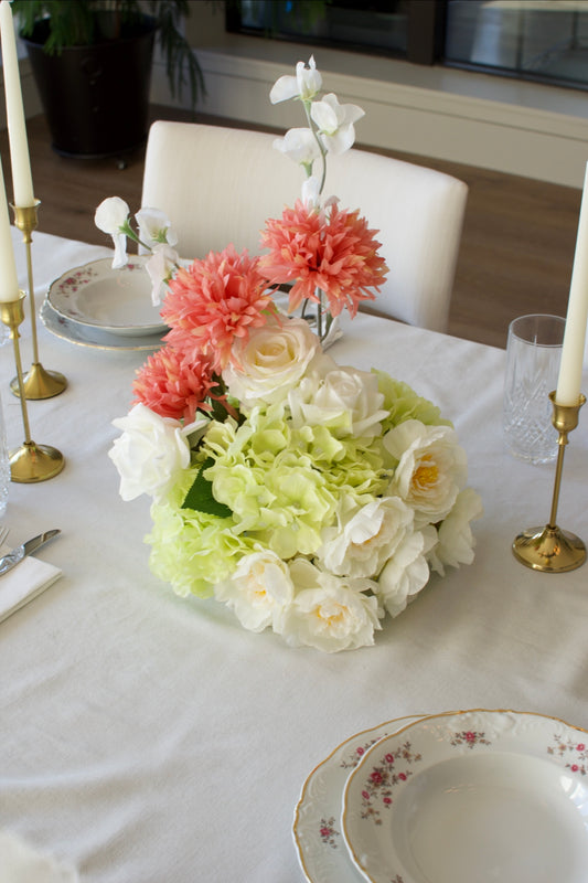Green and Pink Centerpiece