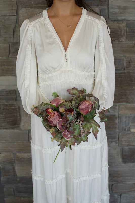 Dusty Rose Bridesmaid Bouquet